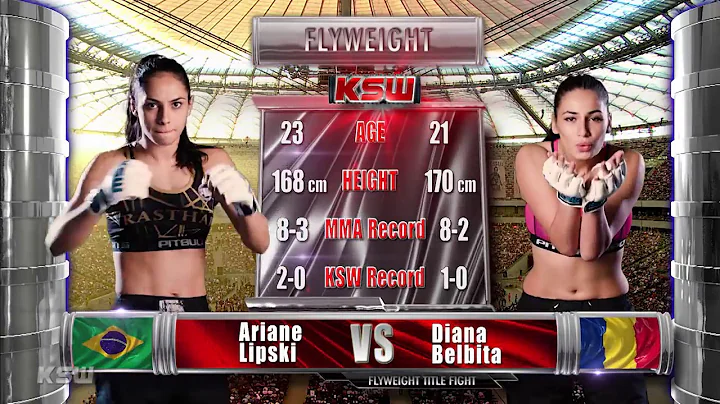 KSW Free Fight: Ariane Lipski vs Diana Belbita at KSW 39
