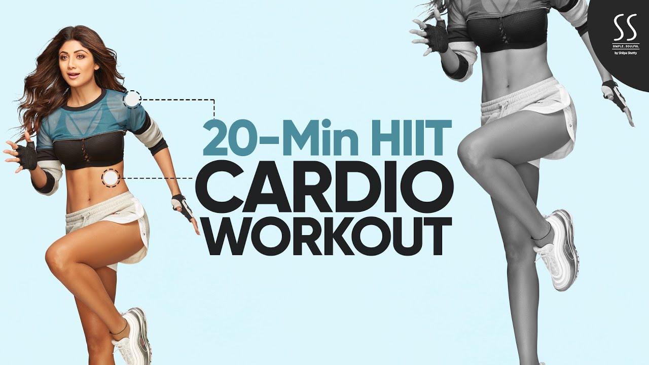 20-Min Calorie Killer HIIT Cardio Workout 🔥 | Shilpa Shetty Fitness Programs