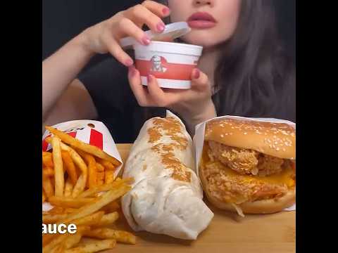 ASMR KFC FOOD