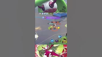 tsareena users be like | Troling cinderace with tsareena | #pokemonunite #shorts #tsareenagameplay