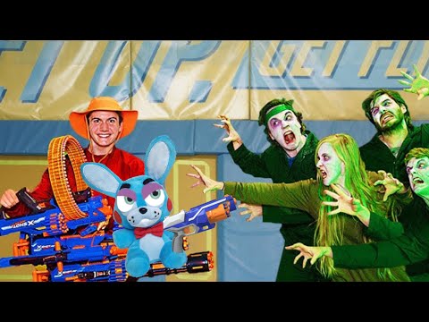TOY BONNIE REACTS TO: If Nerf Fights Had Zombies 2 (Shiloh and Bros)