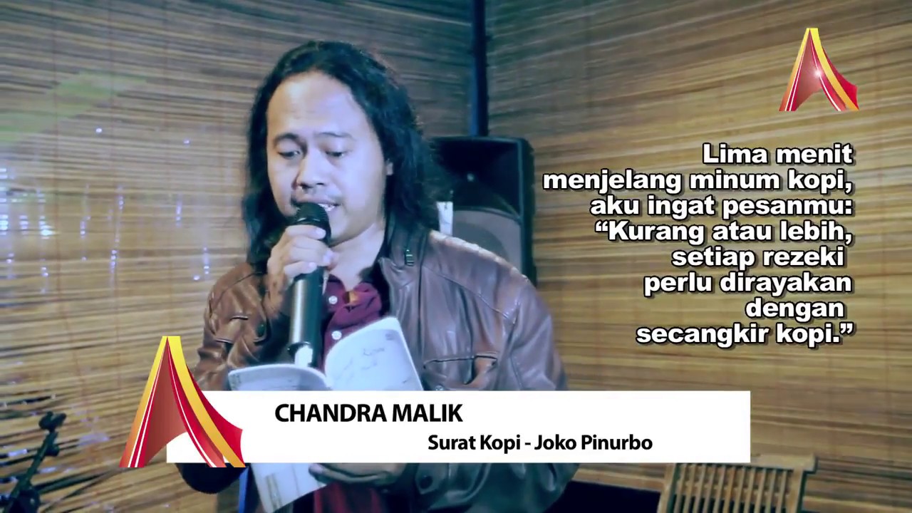  puisi tentang kopi cover Candra Malik YouTube