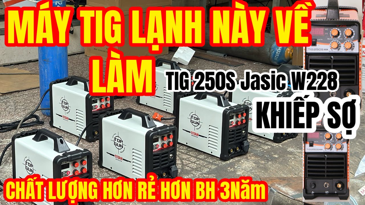 🔴Tig lạnh WS250V Topgun Úc về lại ngập tràn 