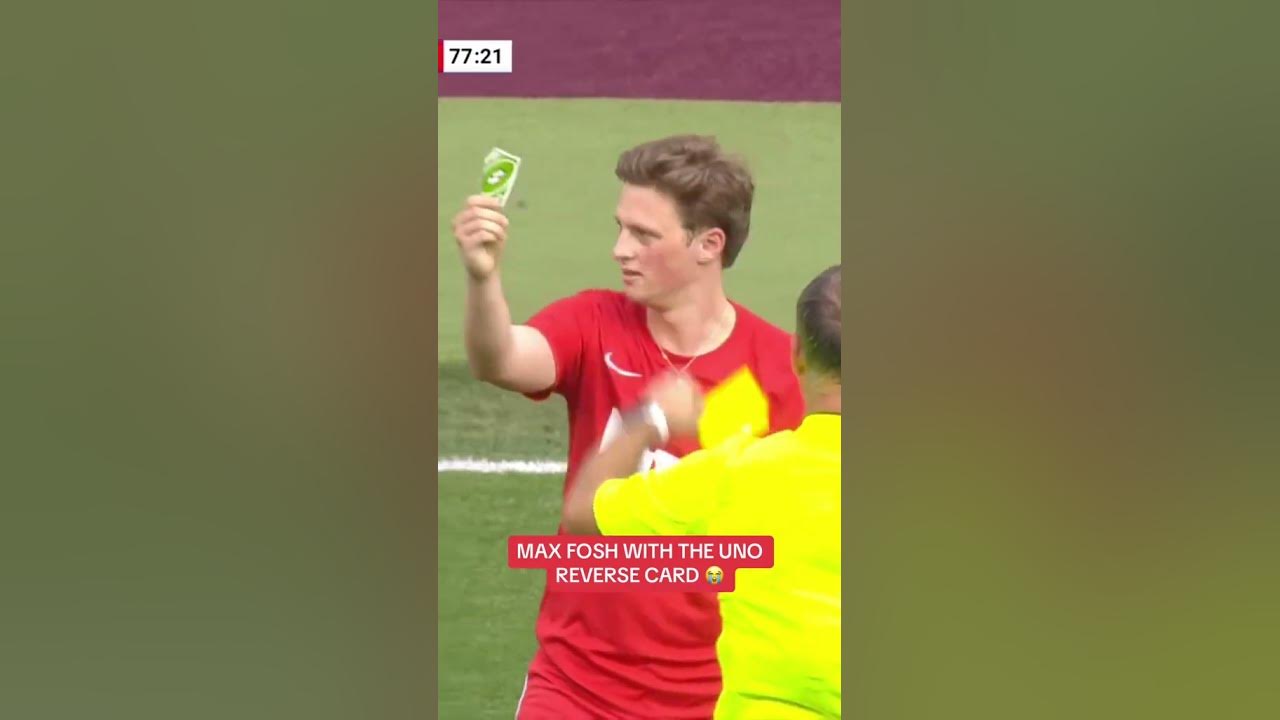 I got Max Fosh's Football UNO Reverse Card 