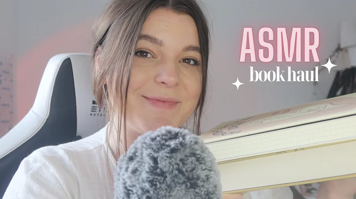 ASMR Book Haul 📚❤️ *book tapping, scratching, tracing, page turning, whisper ramble*