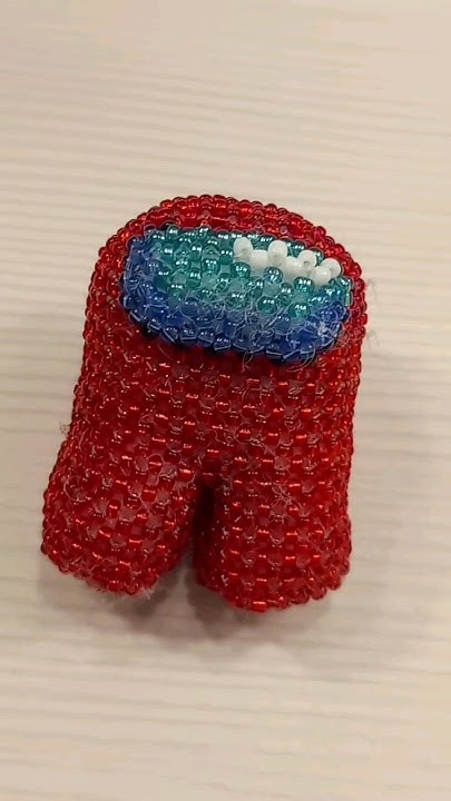 Амонг ас из бисера 🔪#бисер #амигуруми #рукоделие #амонгас #рек - YouTube