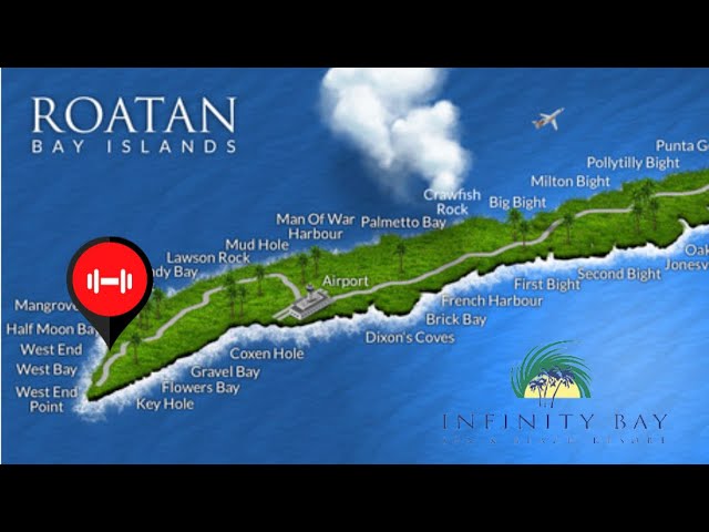 Roatan tourist map photos - Travelidaz.com