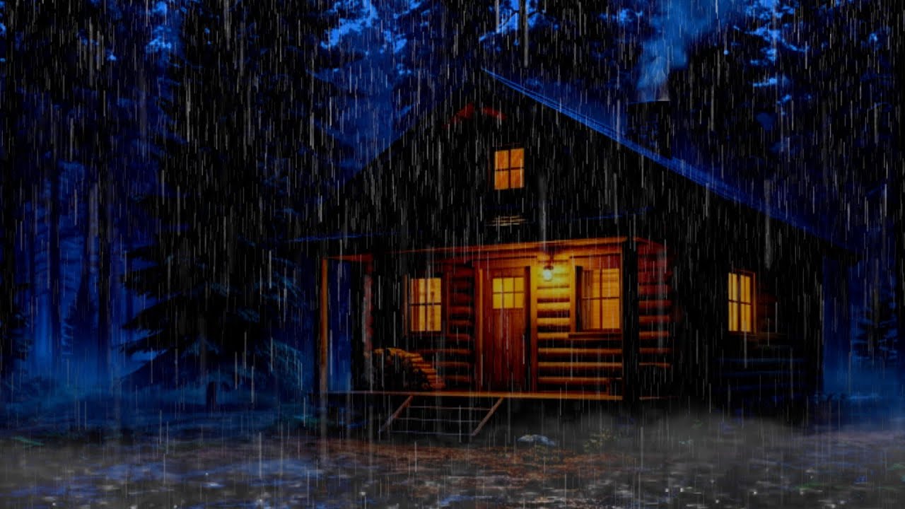 Heavy Rain Sounds for Deep Sleep & Relaxation 🌧️ ( No Ads ) | White Noise Sleep Fast