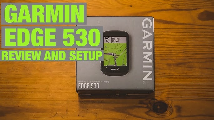 Garmin Edge 530 Navigation & Demonstration 