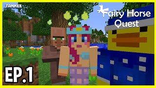 بطة الساحر! | مهمة تانكي لحصان الجنية في ماين كرافت - الحلقة الأولى screenshot 4