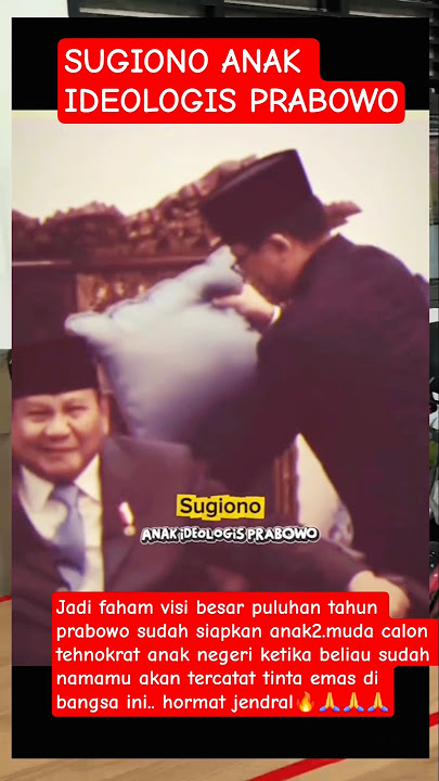 Sugiono's limitless loyalty, Prabowo's ideological son, is willing to leave the TNI #Prabowo #sug...