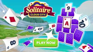 Solitaire Tripeaks: Cloud city, play now! screenshot 3
