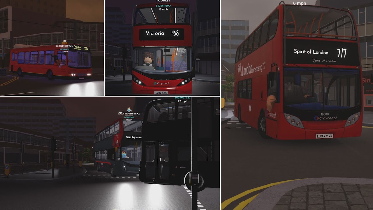 Roblox | Croydon Town Centre Bus Spotting | 10/05/2024 | 1.3 Sim Server