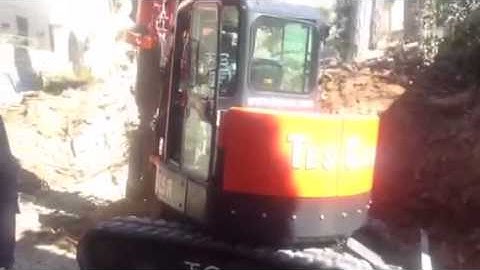 Tescar CF2.5 A while working inside a old city center