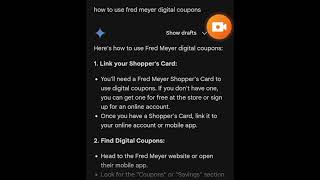 How To Use Fred Meyer Digital Coupons screenshot 1
