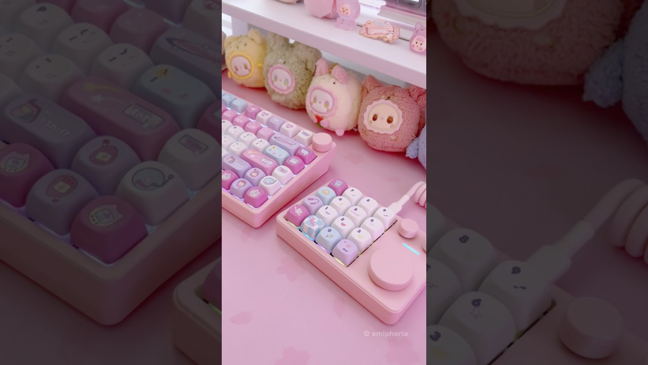 unboxing an aesthetic numpad for my pc setup ᯓ★ 