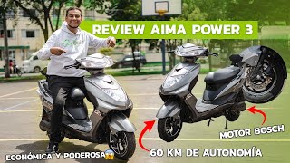 MOTO ELÉCTRICA ECONOMICA Y CON EXCELENTES PRESTACIONES ⚡ | REVIEW AIMA POWER 3