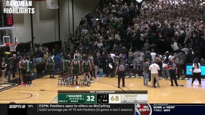 Massive Brawl Breaks Out During Wagner/Bryant Game