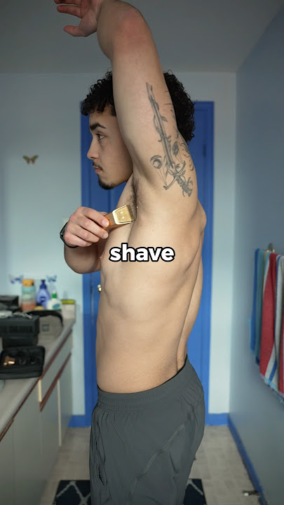 How to Shave Your Armpit Hair For Men
