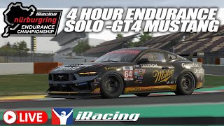 Iracing Live!  Nurburgring 4 Hour Endurance Solo in the GT4 Mustang