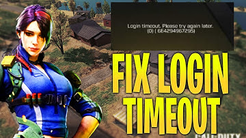 How To Fix Login Timeout on Call of Duty Mobile (You Need to Watch)