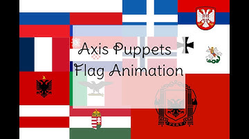 German and Italian WW2 puppets Flag Animation