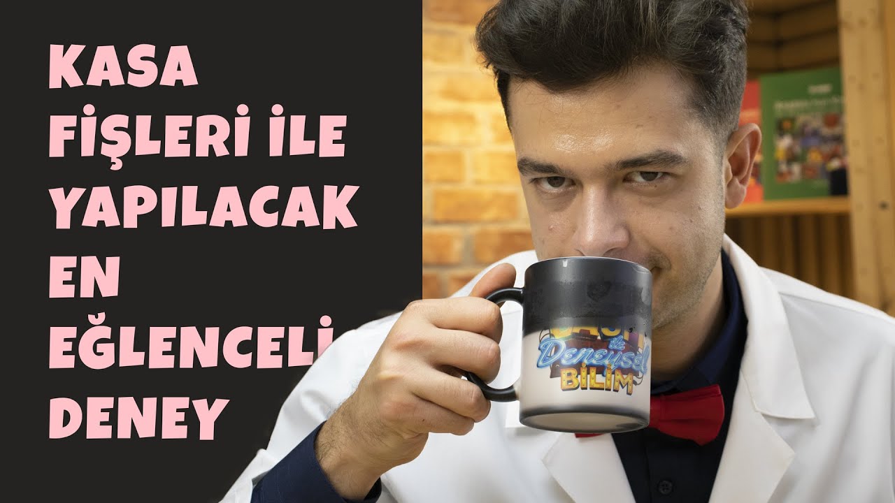 Kasa Fişleri ile Yapılacak En Eğlenceli Deney