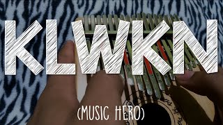 KLWKN (Music Hero) - EASY kalimba tutorial cover