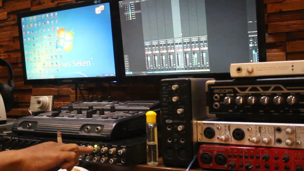 tes tascam us1641 semua chanel input aman