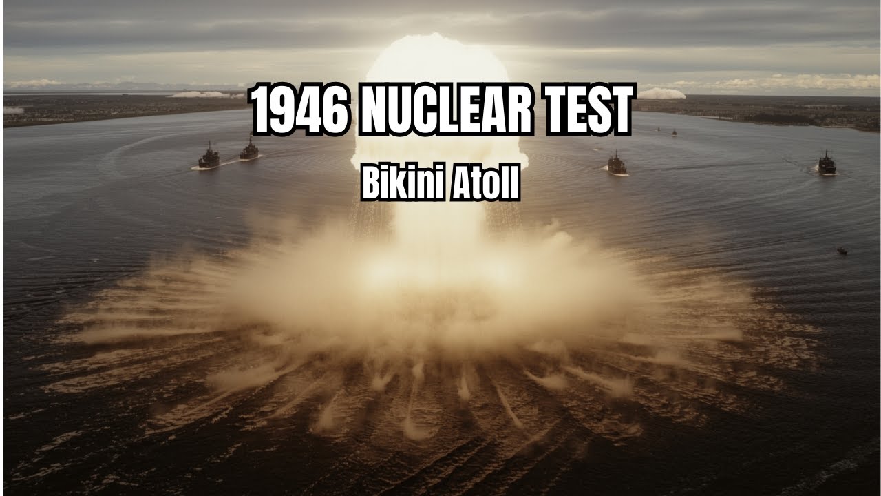 1946 Bikini Atoll Nuclear Test – Real Footage Reconstruction