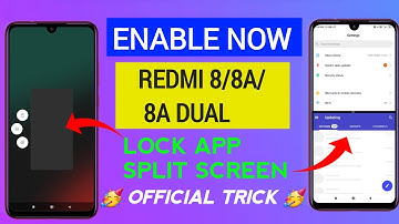 Enable Split Screen & Lock App In Redmi 8/8a/8a Dual | Redmi 8 New Update | Redmi 8a Dual New Update