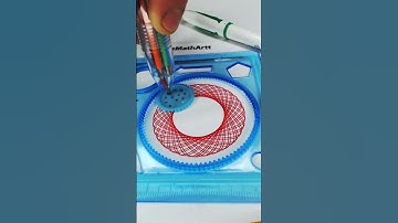 What does this pattern resemble?🤔 Magic Ruler #2024 #shorts #spirograph