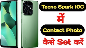 How to set photo on any contact in Tecno Spark 10C || Tecno Spark 10C contact photo ||