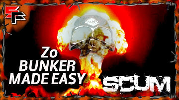 SCUM Z0 bunker in & out easy || Bunker Buster
