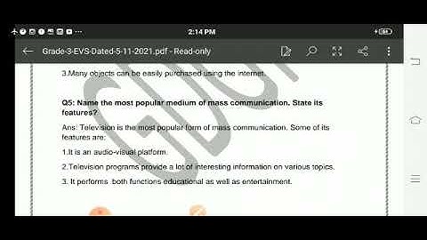 Grade 3 Evs Dated 06 11 2021