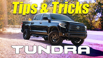 Toyota Tundra Hidden Features! 2014 - 2021