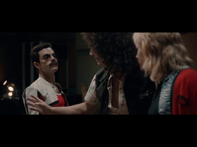 Bohemian Rhapsody - Another One Bites The Dust Scene (Rami Malek Freddie Mercury) class=