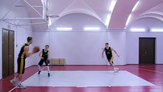 Баскетбол предигровые разминочные упражнения в тройках 1