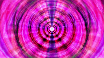 Pink purple psychedelic hypnotic vortex tunnel rotation loop