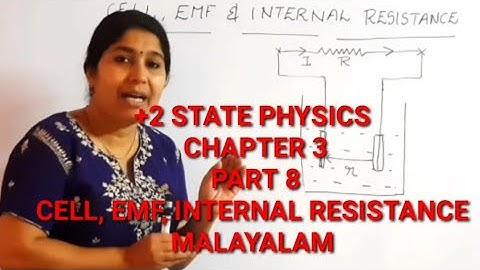 +2 PHYSICS : CELL, EMF, INTERNAL RESISTANCE  : MALAYALAM