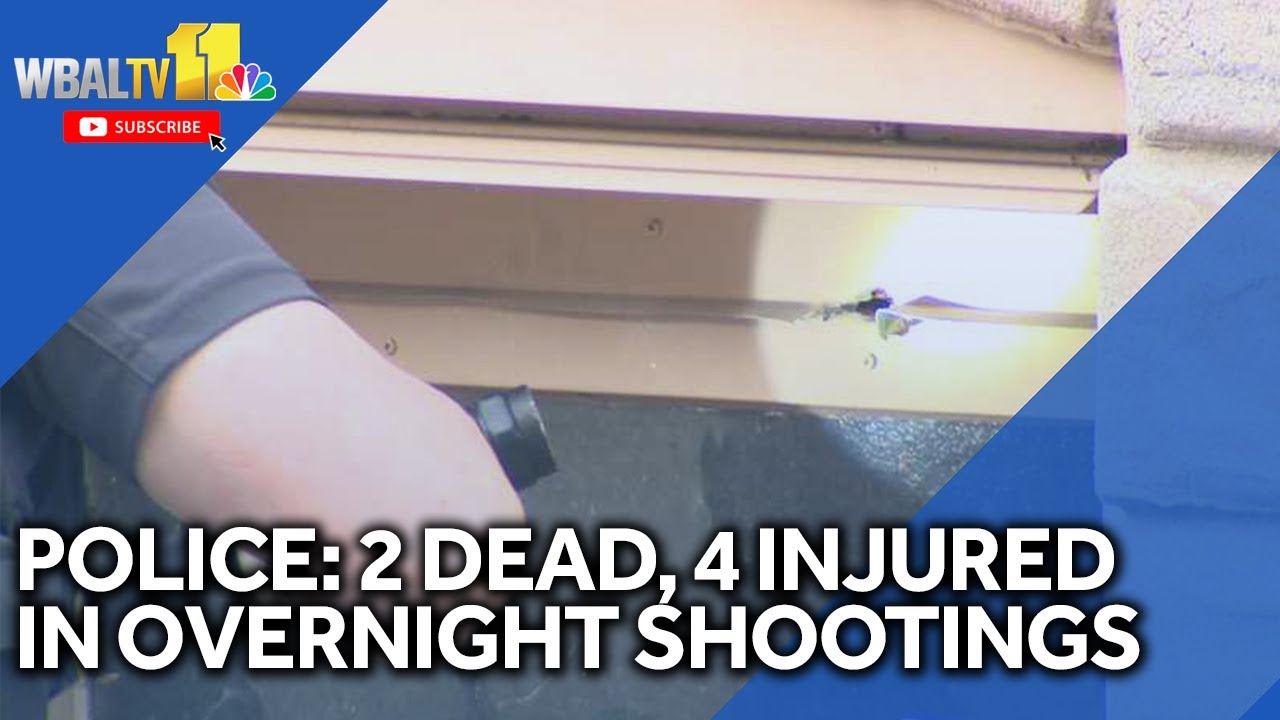 Police: 2 dead, 4 injured in overnight shootings - YouTube