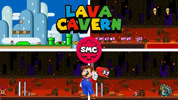 Super Mario Construct | Lava Cavern Showcase | By Me