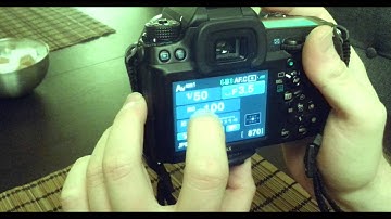 Pentax K5 s II Video setting adjustment (shutter speed and ISO)