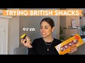 Trying Popular British Snacks For The First Time