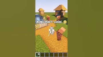 MINECRAFT LOGIC PART 10 💀 #minecraft #minecraftshorts #shorts #minecraftsurvival #memes