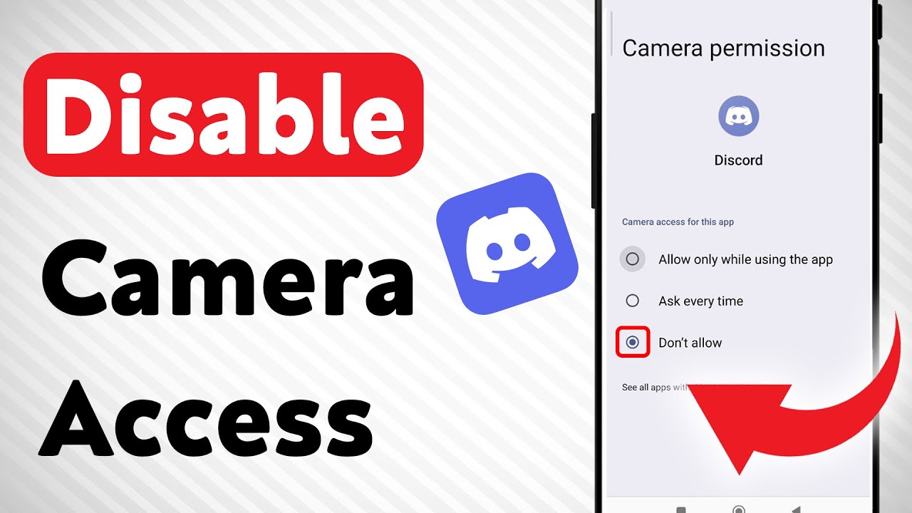 How To Disable Camera Access On Discord (Updated) - YouTube