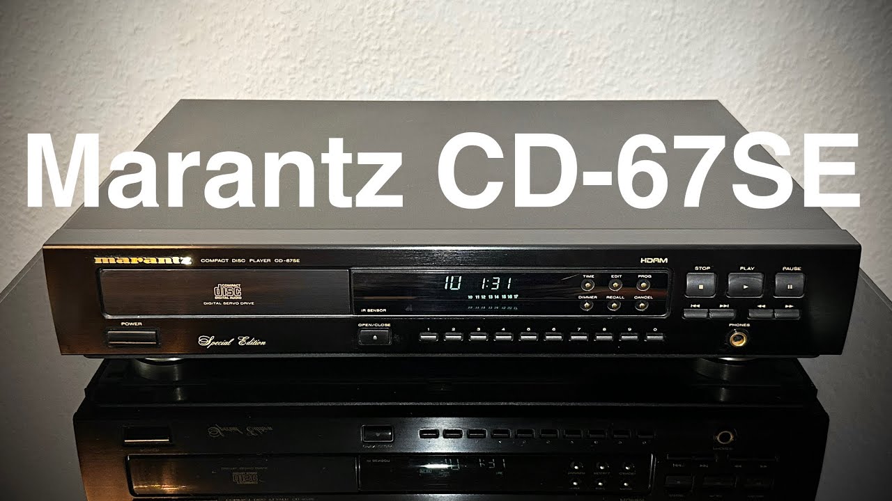 Marantz マランツCD-67MKⅡ SE スペシャルエディション Marantz CD-67 MKII SE COMPACT DISC PLAYER CD Special Edition with