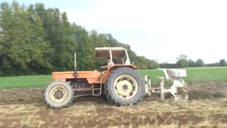 Fiat 1300 DT Super Hard Plowing With ER.MO - Fiat 1300 DT Super In Aratura Con ER.MO