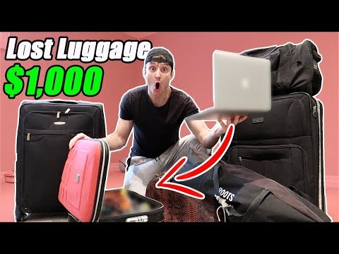 I Bought $1000 Lost Luggage at an Auction and Found This… (Buying Lost Luggage Mystery Auction)