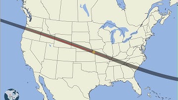 2017 Solar Eclipse Path Animation